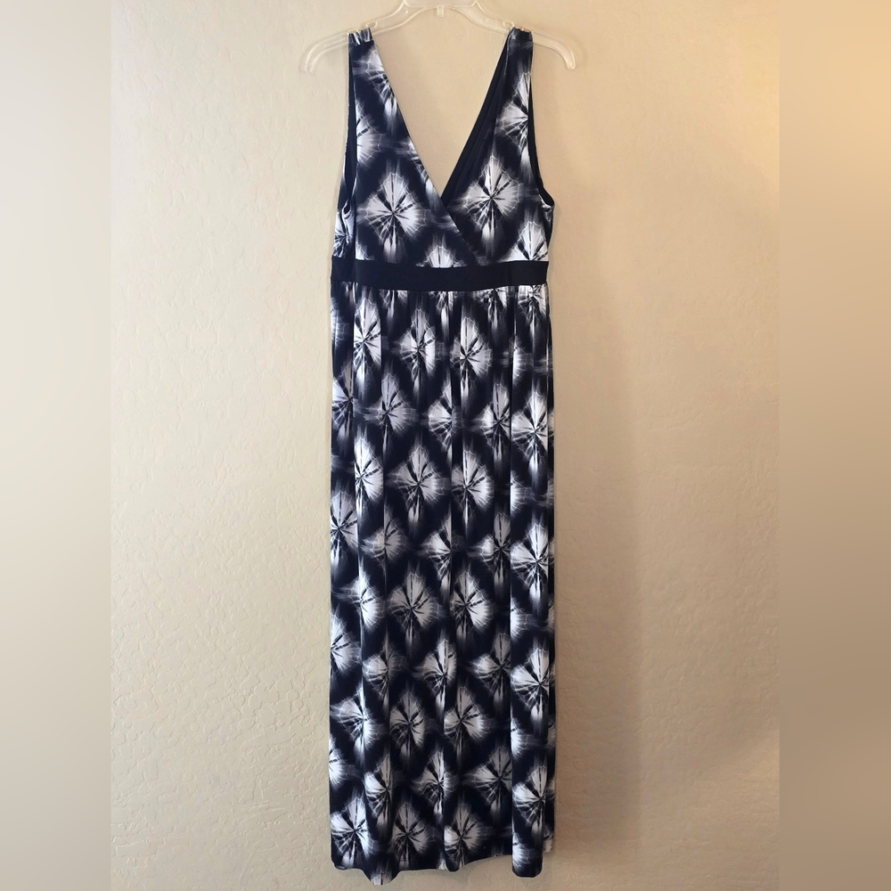 Philosophy Black and White Sleeveless Sundress - 2X